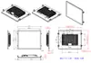 Monitor de computadora integrado de grado industrial con pantalla táctil capacitiva sumergible de 15 pulgadas, pantalla HD, computadora industrial inteligente