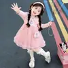 Comercio Exterior Vestido Abullonado Nuevo Elsa Otoño 2026 Versión Coreana Vestido de Princesa de Tul Celebridad de Internet Ropa Infantil Al por Mayor
