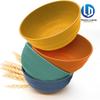 Amazon Cross-border Trigo Palha Arroz Bowl Salada Tigela de plástico Espessado Anti-queda Household Bowl Gift Set Bowl