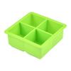 Bandeja de Hielo Cuadrada de 4 Huecos Personalizada Molde de Cubitos de Hielo de Silicona de Grado Alimenticio Molde Grande de Hielo para Whisky Molde para Paletas de Hielo