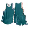 Chaleco Deportivo Transpirable de Secado Rápido Estilo Americano para Adultos Camiseta con Estampado Uniforme de Equipo de Competición para Estudiantes Universitarios Conjunto de Uniforme de Baloncesto Compra Grupal