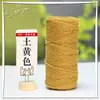Cuerda de Cuerda de Algodón Hecha a Mano de Colores 2mm 3mm 4mm 5mm Cuerda para Atar Cuerda para Tejer Empaque Cuerda Decorativa para Etiquetas DIY