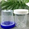 Copo medidor plástico de 120ml com tampa com copo medidor de dosagem líquida em onças copo de amostragem plástico copo medidor de pp