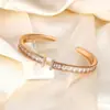 Pulsera de Diamantes Cuadrados Completa Letra H para Mujer de Venta Caliente Transfronteriza Diseño de Nicho Moda Elegante Lujo Accesible Pulsera de Diamantes Brillantes