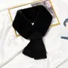 Bufanda de Ganchillo Mao Dongdaemun Coreana chic Linda Collar de Piel Sintética de Conejo Bufanda de Felpa Espesa y Cálida para Mujer