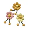 Flor de Pan Nueva Estilo Coreano Flor de Girasol Flor de Algodón DIY Ropa Bolsa Sombreros Cortina Accesorios Accesorios Mayoreo