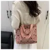 Bolsa Cruzada Nueva para Mujer de Gran Capacidad Bolsa de Hombro de Tela de Nylon Moda Color Contrastante Bolsa de Viaje al Trabajo Venta al por Mayor