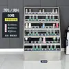 Armário de Copos de Água de Aço Inoxidável Oficina Copo de Chá Espesso para Funcionários Armário de Armazenamento com Múltiplos Compartimentos Escola Suporte de Copo de Água de Aço Inoxidável com Múltiplas Camadas