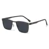 Óculos de Sol Masculinos Moda Transfronteiriça, Mesmo Estilo de Ic, Armação Grande Personalizada, Óculos de Sol Metálicos High-End Tendência para Mulheres, Shenzhen Eyewear