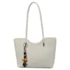 Bolso tote de gran capacidad transfronterizo para mujer, nuevo bolso de hombro popular 2026, bolso de mano de moda con sensación de lujo ligero, bolso de axila