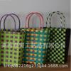 Bolsa de Tecelagem Manual, Bolsa de Mão Feminina, Bolsa Cesta de Legumes, Moderna e Versátil, Bolsa de Praia de Grande Capacidade, Bolsa de Mão, Fresca e Doce