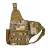 Bolsa táctica de pecho para exteriores, bolsa para señuelos, bolsa versátil casual de gran capacidad para un solo hombro, bolsa cruzada ligera para ciclismo deportivo