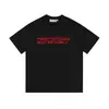 Comercio Exterior Transfronterizo Marca de Moda Europea y Americana Esenciales de Verano Camiseta Casual Holgada de Cuello Redondo Estampada de Manga Corta para Hombre y Mujer High Street