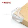 Protetor Anti-Colisão de Silicone em L para Crianças, Protetor de Canto Reto para Mesas de Jantar e Armários, Almofada Esférica Anti-Impacto