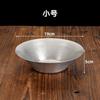Plato Redondo Retro Viejo de Acero Inoxidable 304 para Pasta Plato Hondo Plato para Frutas Plato para Comida Occidental Plato para Postre Plato para Ensalada