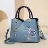 Bolso de Comercio Exterior Bolso de Mano para Mujer 2025 Nuevo para las Cuatro Estaciones para Viajar Moda para Mujer Mediana Edad Gran Capacidad Bolso de Madre Bolso de Mujer