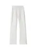 Pantalones deportivos transfronterizos estilo americano para hombre, marca de tendencia nueva otoño/invierno, diseño de corte inclinado, efecto de alargamiento de piernas, pantalones casuales rectos adelgazantes