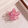 Mini tamanho pequeno 4cm Flor de Ovo Grampo de Cabelo Explosões da Amazon Estilo Férias na Praia Prendedor de Cabelo Cor Gradiente Dopamina