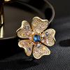 Brilhante Elegante Colorido Zircônio Flor High-end Sense Pin Casaco Terno Acessórios Atacado
