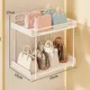 Bolsa de dormitorio, organizador colgante para almacenamiento, estante colgante para armario, panel divisor de exhibición colgante lateral para armario de pared
