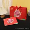 Bolsas de Regalo de Año Nuevo Transfronterizas, Bolsas de Regalo Estilo Chino, Bolsas de Tote de Papel, Bolsas de Empaque de Papel, Bolsas de Regalo