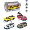 1:Coche de Carreras de Aleación a Escala 32 con Mecanismo de Retracción para Niños, Coche de Juguete con Puertas Abatibles para Niños, Modelo de Coche de Carreras