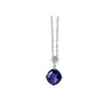 !Colar Flor Rombo de Zircônia Estilo Corte Retrô Corrente Clavicular Joias de Luxo Leve Toque de Alto Padrão Venda por Atacado