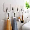 Ganchos adesivos de parede para armazenamento, fortes e duráveis, sem necessidade de furar, adequados para banheiro e cozinha, fáceis de usar