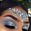 Acrílico Face Strass Adesivo Cristal Face Adesivos Tatuagem Strass Tatuagem Adesivos Faciais DIY Decoração Acessórios