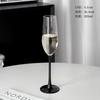 Copa de champán tipo cáliz rojo estilo europeo, copa de cóctel especial de bar de cristal de cristal creativo premium