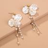 Aretes de Moda Transfronteriza Creativos Combinables para Mujer Ins Temperamento Coloridos con Gota de Aceite Amor Cobre Micro Aretes de Flor