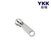 Tirador de cremallera YKK genuino No. 5 tiradores metálicos largos y cortos, tirador de trompa de elefante, tirador de cremallera no bloqueable para bolsas y bolsos YKK