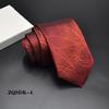 Formal para Hombre Negocios 8cm Trabajo Coreano Rayado Masculino Profesional Británico Color Sólido Novio Boda Sarga Poliéster