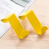 Creativo Gancho Trasero de Puerta en Forma de Z Acero Inoxidable Sin Marcas Sin Clavos Gancho Trasero de Puerta para Ropa Gancho en Forma de S Paquete de 2