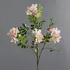 Flor Artificial Flor de Acacia Decoración del Hogar Fotografía Boda Arreglo de Pared de Flores Flor de Begonia Artificial Flor Falsa Planta Artificial