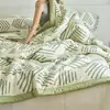 Colcha de Aire Acondicionado 100% Algodón Personalizada Colcha de Algodón Puro Relleno de Colcha Colcha de Verano Lavable a Máquina Colcha Fresca de Verano Juego de Cuatro Piezas Colcha de Algodón para Dormitorio Verano