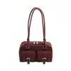 Bolsa de Ombro Suede Estilo Retrô Feminina Chegada Nova Outono 2026 Design de Nicho Bolsa Almofada Moda de Alto Padrão Bolsa de Ombro Único