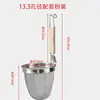 Cubo para Cocinar Fideos con Tablero Divisor de Múltiples Agujeros para Uso Comercial, Separador de Placa de Múltiples Agujeros para Fideos Secos Calientes y Dumplings, Red para Separación de Residuos