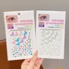 Pegatinas de Diamantes para Niños, Pegatinas de Gemas de Cristal para Pintura Facial, Pegatinas Decorativas Dulces de Maquillaje de Escenario para Niñas Pequeñas, Pegatinas para Ojos