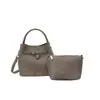 Bolso de Cubo Retro Casual de Cuero Suave para Mujer 2026 Otoño e Invierno Nuevo Estilo Moda de Gama Alta Versátil Bolso de Hombro Cruzado