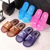 Sandalias de Cristal Antideslizantes de Verano para Baño, Baño, Hogar, Hotel, Interior, Sandalias de Plástico de Suela Gruesa, Verano