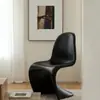 Silla Panton original 1:1 Silla de comedor, silla de reunión, silla de ocio, silla de café, famosa en internet, de diseño nórdico italiano, Bauhaus