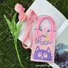 Nueva Bolsa Cruzada de Teléfono Móvil de Dibujos Animados, Diseño de Moda, Bolsa de Teléfono Móvil Tejida, Versátil, Bolso de Hombro, Sensación de Alta Gama