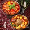 Base de Condimento para Hot Pot Picante de Mantequilla de Sichuan, Caldo de Huesos Tradicional del Noreste, Receta Espesa de Hot Pot Picante, Especial para Uso Comercial y Venta Ambulante