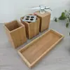 Bambu Sub-engarrafado Hotel Doméstico Restaurante Banheiro Tanque de Loção Tanque de Loção para Mãos Tanque de Recipiente de Gel de Banho Shampoo Atacado