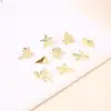 Tachinhas Criativas, Folhas, Abelhinhas, Estrelas de Cinco Pontas, Pins de Cacto, Tachinhas para Painel de Cortiça, Tachinhas de Posicionamento Douradas