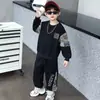 Ropa Infantil Niños Primavera y Otoño Conjunto Sudadera Oso Estilo Coreano Niños Deporte Conjunto de Dos Piezas Ropa Bebé Venta al por Mayor