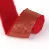 Ins seda real hilo dorado deshilachado cinta corbata fluida ramo de mano de boda borla caja de regalo de boda lazo de embalaje