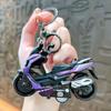 Creativo Celebridad de Internet Mini Motocicleta Harley de Fricción Llavero Colgante Exquisito Llavero de Coche Regalo Venta al por Mayor