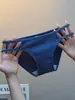 Calcinha de Renda Vazada Sexy Simples Feminina Cintura Baixa Algodão Canelado Cor Sólida Algodão Estilo Todas as Estações Thong Delicado Puro Desejo Respirável